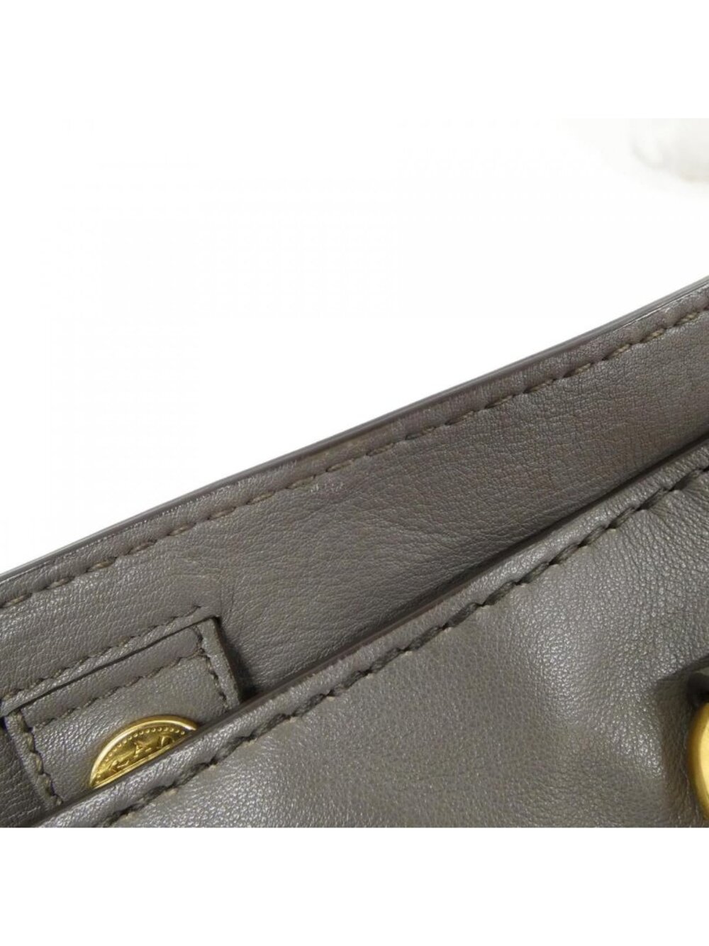 Prada Bag Handbag Gold - Picture 5 of 8